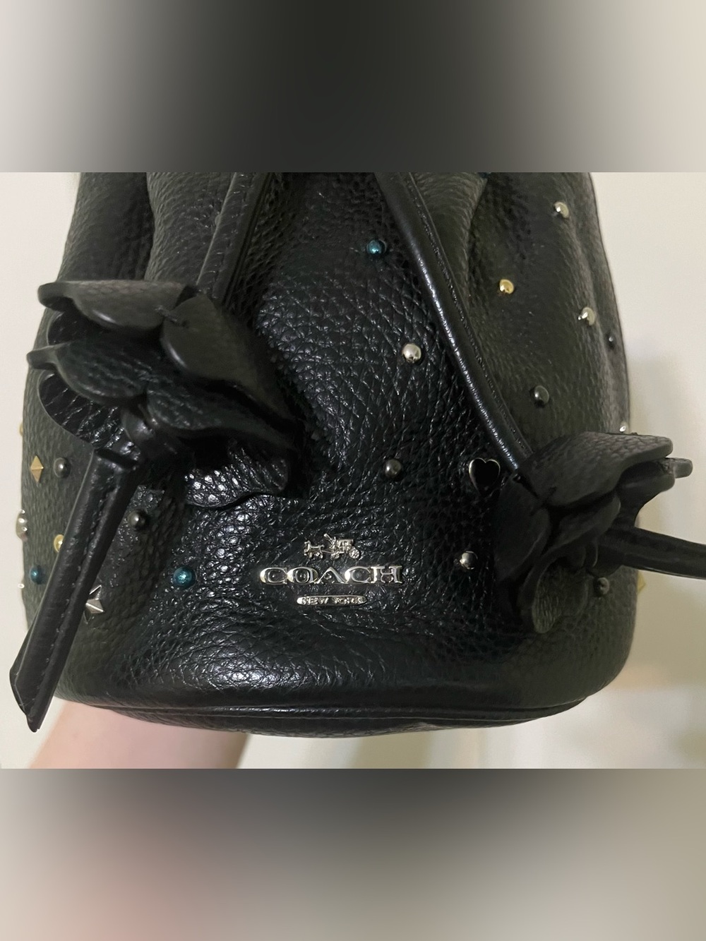 Coach Lunar Rivets Drawstring Pouch! - Picture 2 of 10